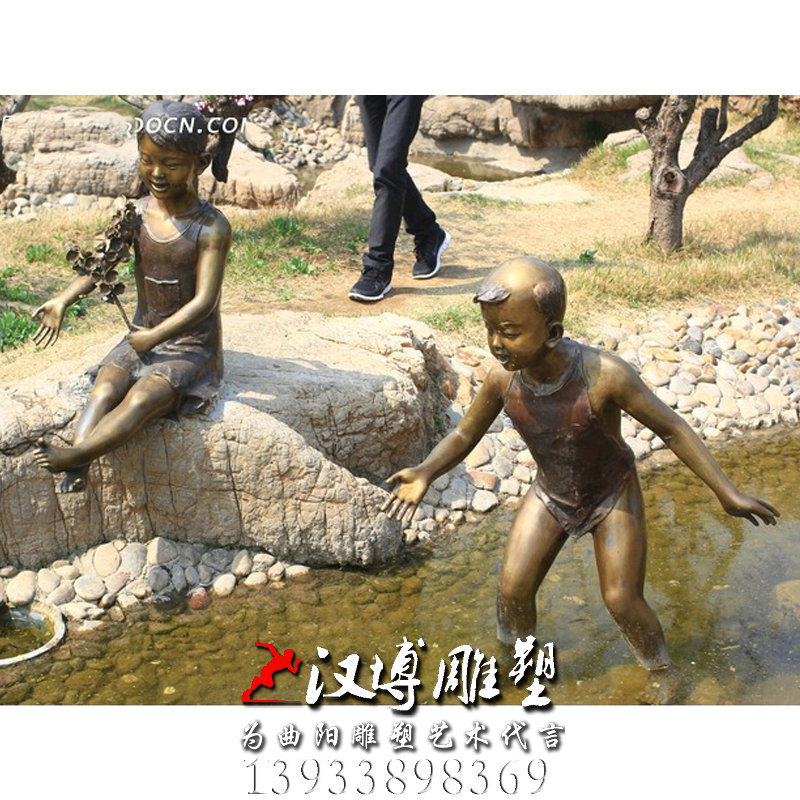 学生雕塑,人物雕像,玻璃钢铜雕