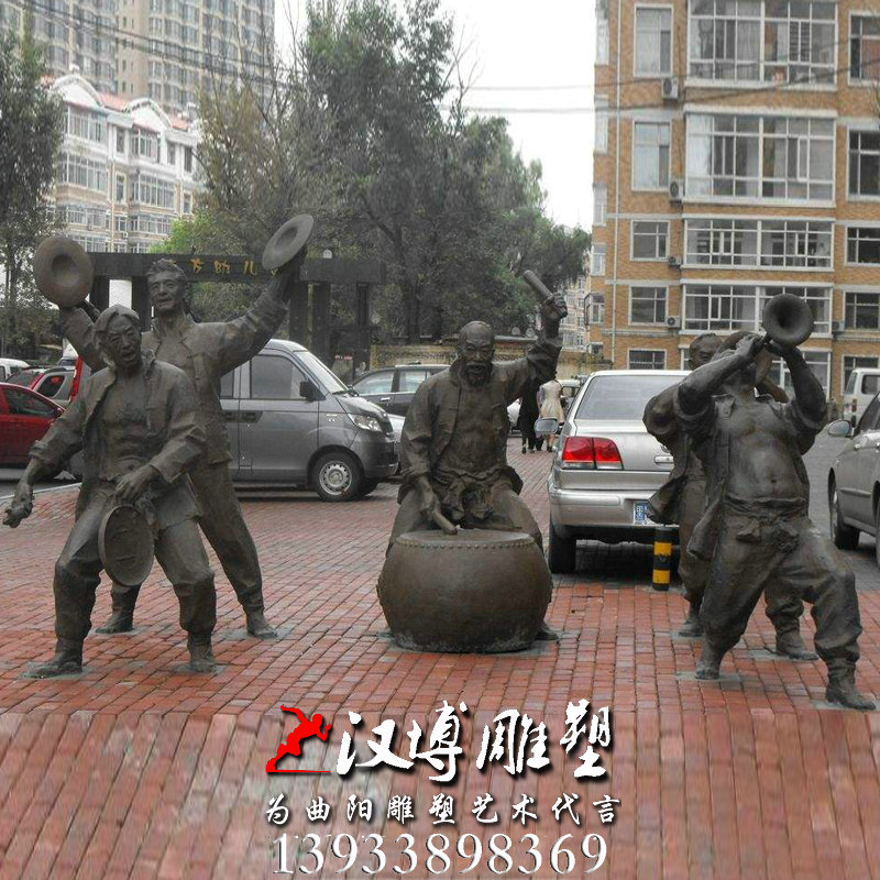 大型广场雕塑,人物雕像,玻璃钢铜雕