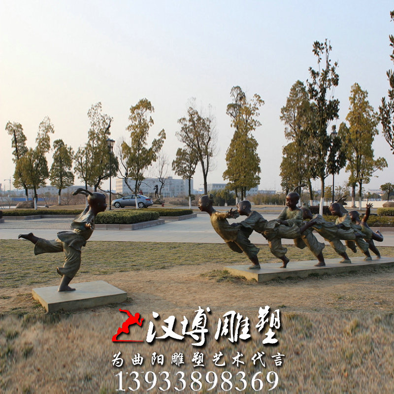 玻璃钢铜雕,大型广场雕塑,人物雕像