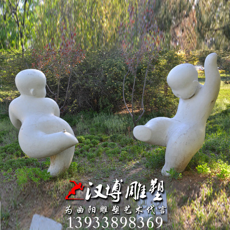 踢毽子人物雕像,玻璃钢铜雕,童趣主题雕塑