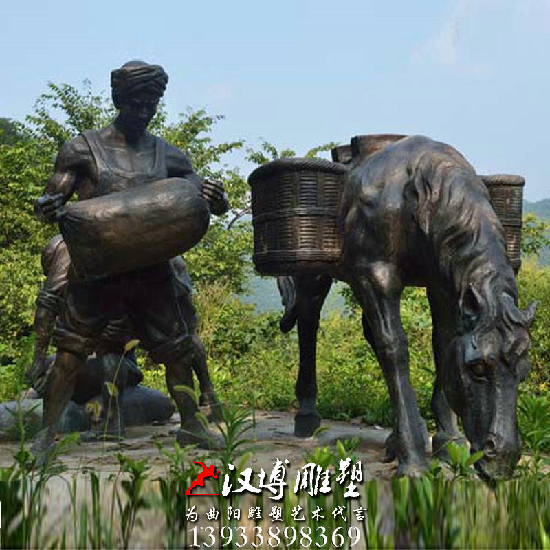 人物雕像,玻璃钢铜雕,大型广场雕塑