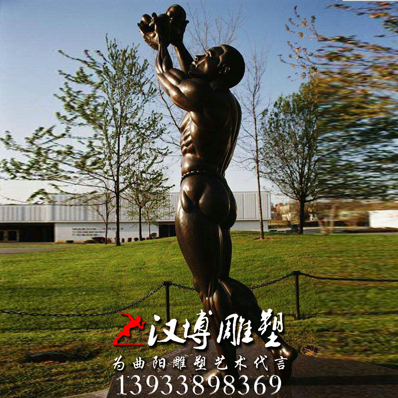 玻璃钢铜雕,父爱人物雕像,亲情主题雕塑