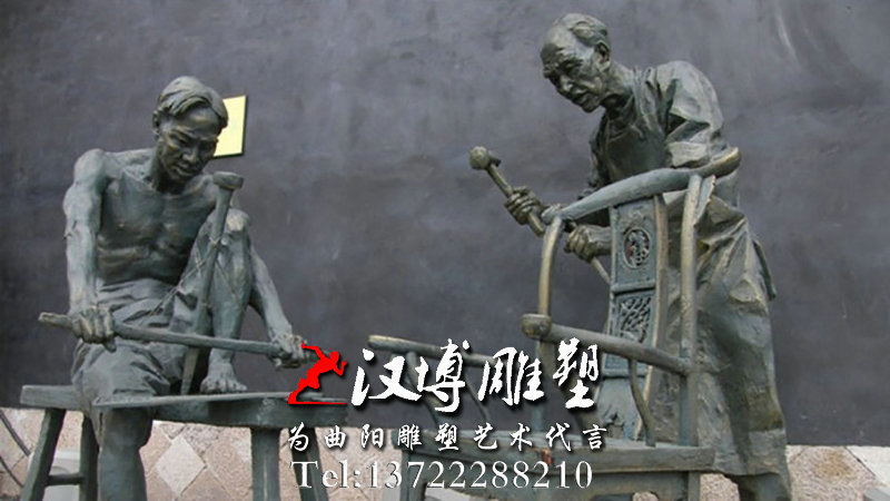 木匠雕像,人物雕像,玻璃钢雕像