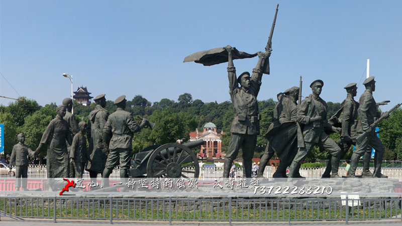 广场雕塑,纯铜雕像,铸铜人物雕塑