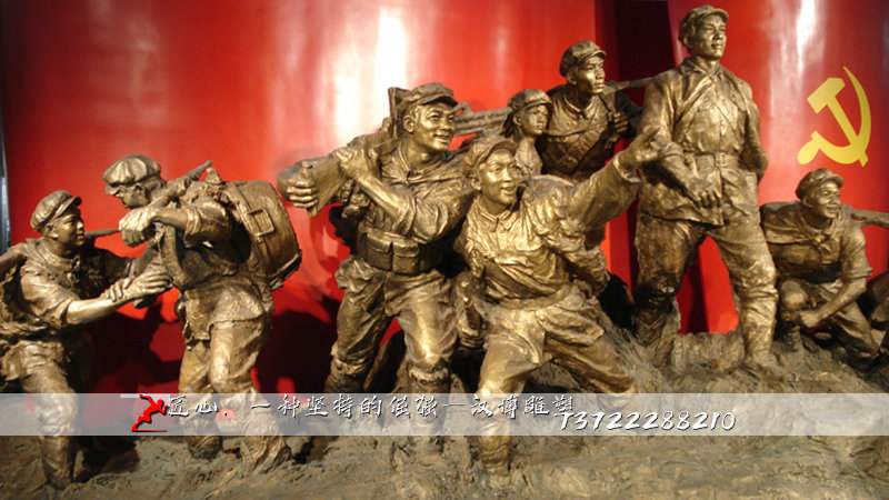 革命雕塑,人物铜雕,铸铜雕塑厂家
