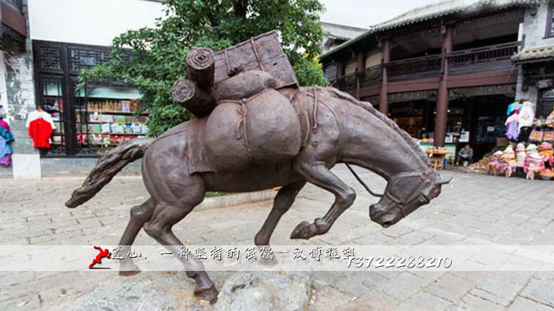 景观马铜雕,铸铜雕像,黄铜雕塑