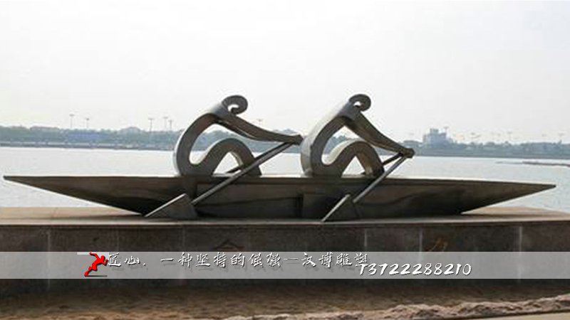 抽象人物雕像,水上运动雕塑,铸铜雕塑制作厂家