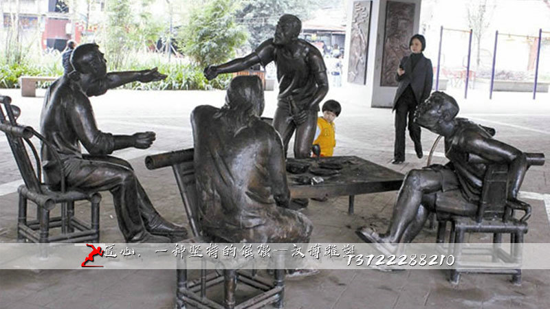 铸铜人物雕塑,黄铜雕像,景观人物雕塑