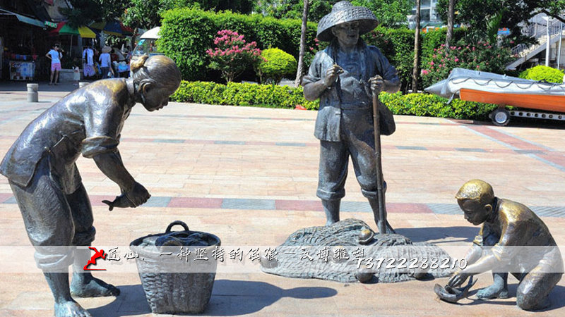 铸铜雕塑,黄铜雕像,人物铸铜雕塑