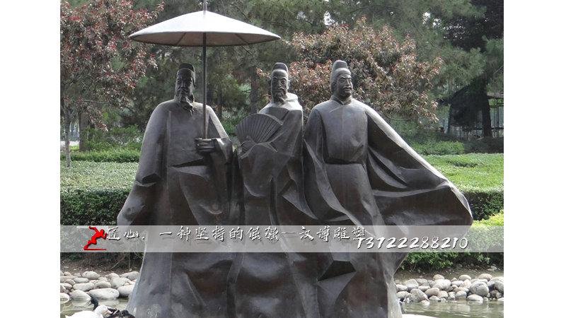 铸铜雕塑,古人物铜雕,铸铜雕塑厂家