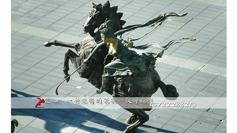 铸铜雕塑,广场马雕塑,黄铜雕像