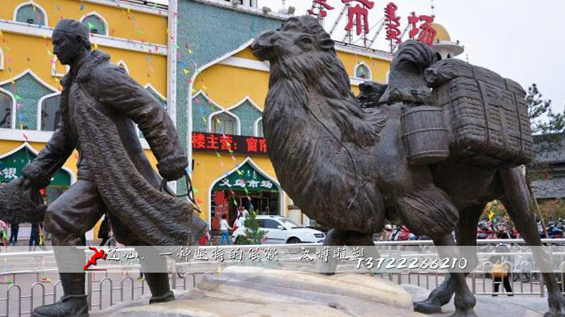 骆驼雕塑,铸铜雕塑,纯铜雕像