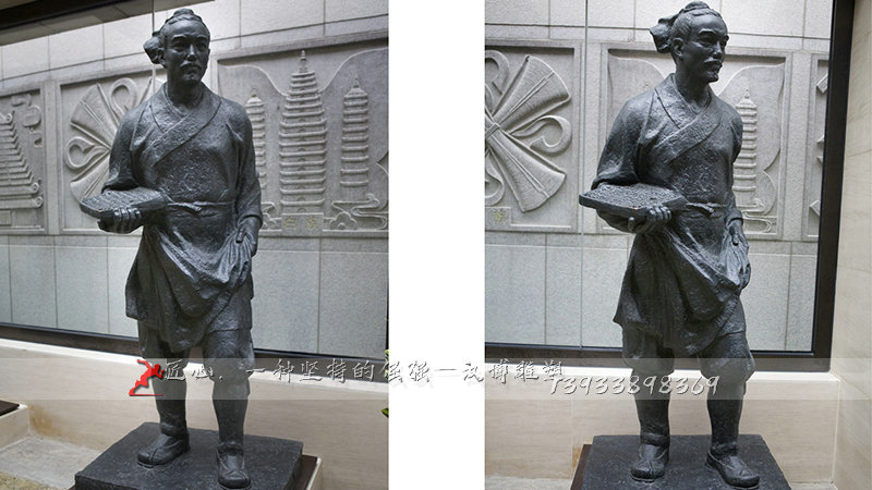 铸铜雕塑,历史名人塑像,铸铜雕塑加工