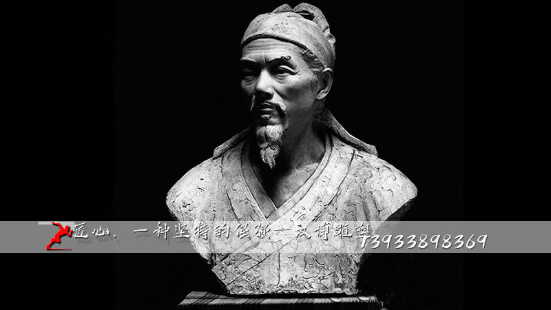 铸铜雕塑,名人杜甫铜雕,铸铜雕塑厂家