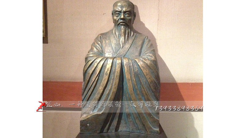 管仲雕像,铸铜人物雕像,铸铜雕塑加工