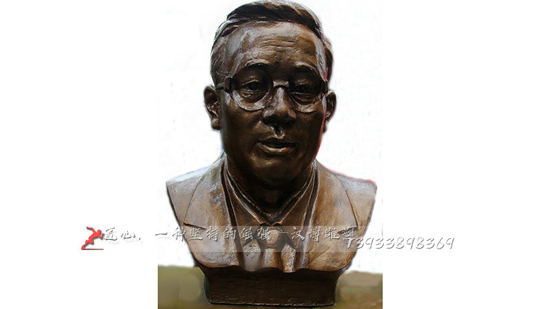 铸铜人物雕塑,华罗庚人物雕塑,铸铜雕塑厂家