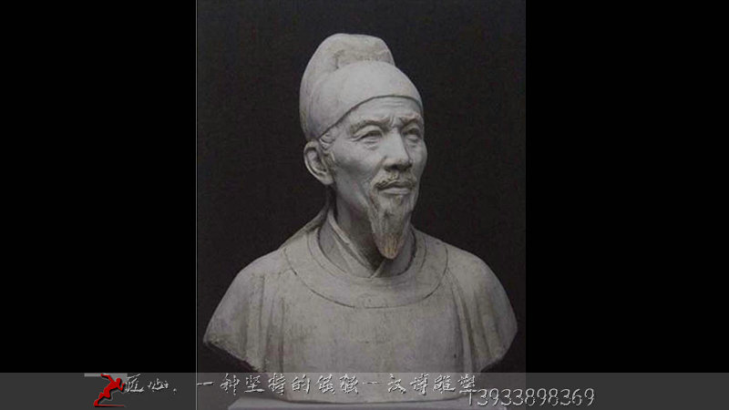 铸铜人物雕像,黄铜人物雕塑,李白人物雕像