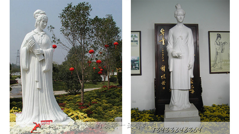 园林景观雕塑,铸铜人物雕像,纯铜雕像