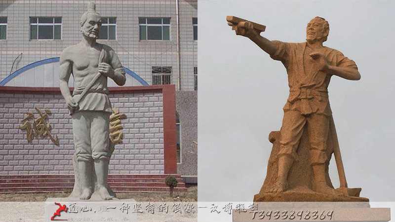 铸铜雕塑,历史名人塑像,人物铜雕加工