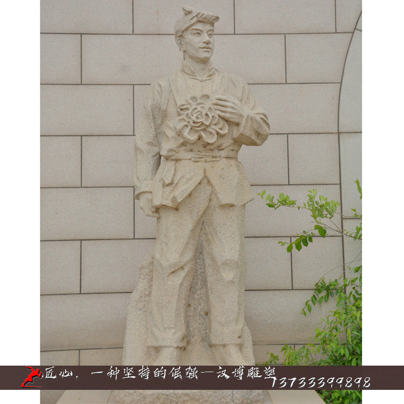 铸铜雕塑,革命战士雕像,铸铜人物雕像