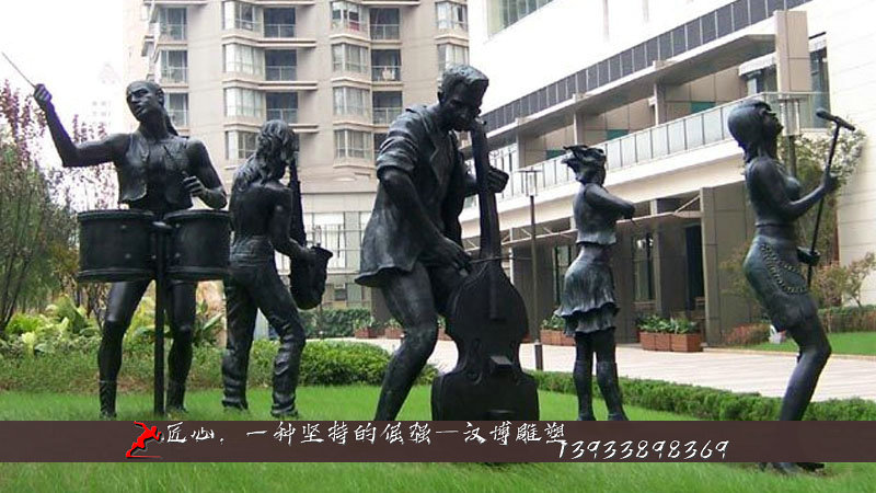 校园音乐雕像,纯铜人物雕塑,铸铜雕塑加工