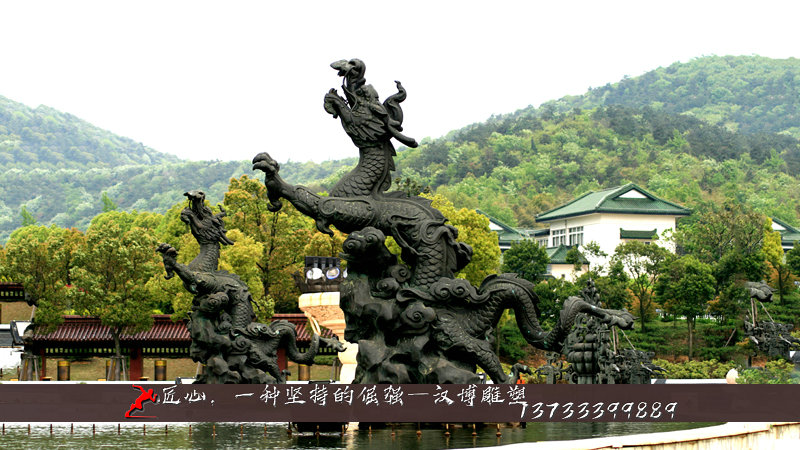 铸铜雕塑,龙景观雕像,铸铜雕塑厂家