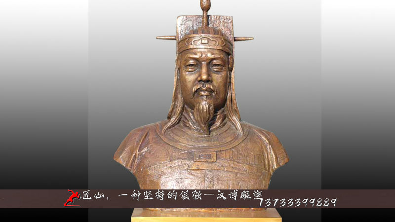铸铜雕像,范仲淹铜雕,名人雕塑定制