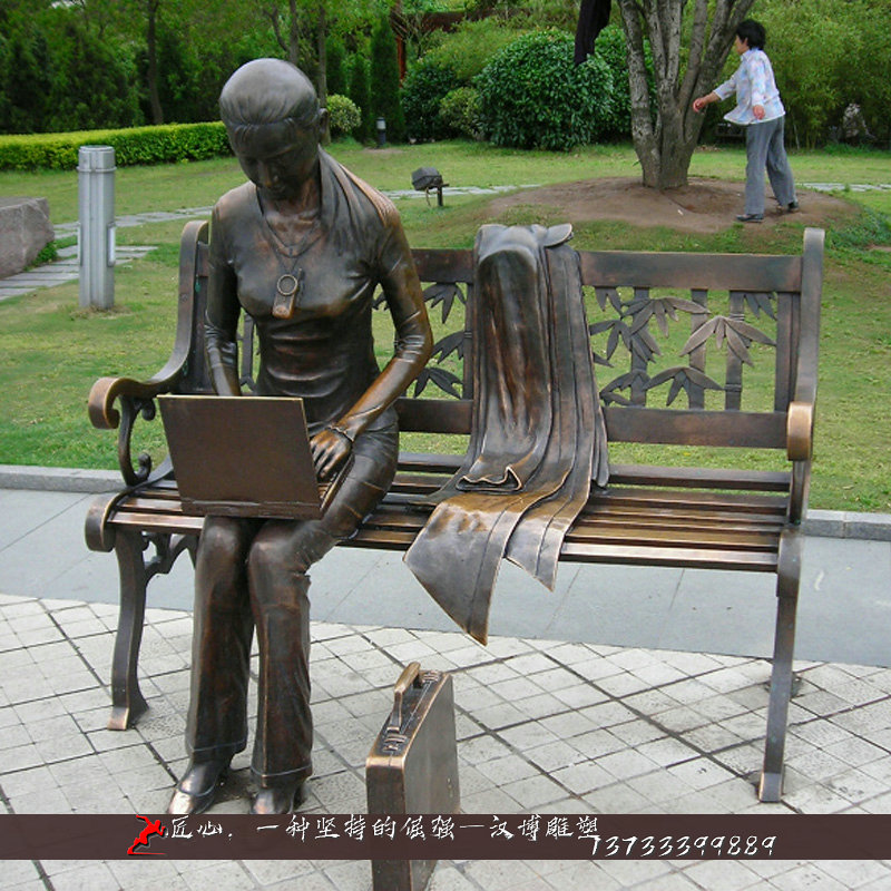 铸铜雕塑,人物铸铜雕像,黄铜人物雕像