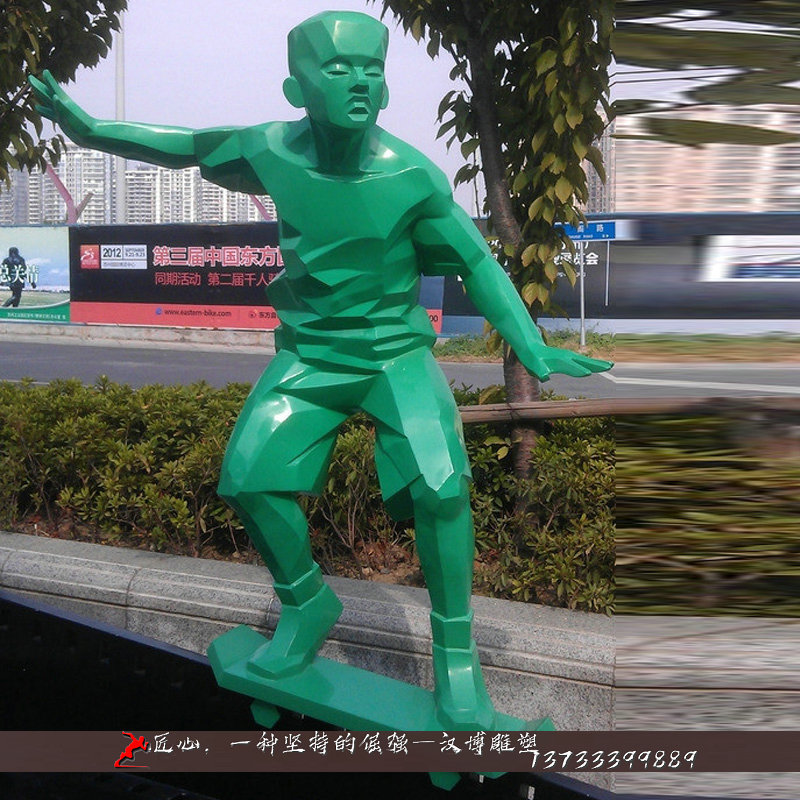 铸铜人物雕像,滑板少年铜雕,铸铜雕塑厂家
