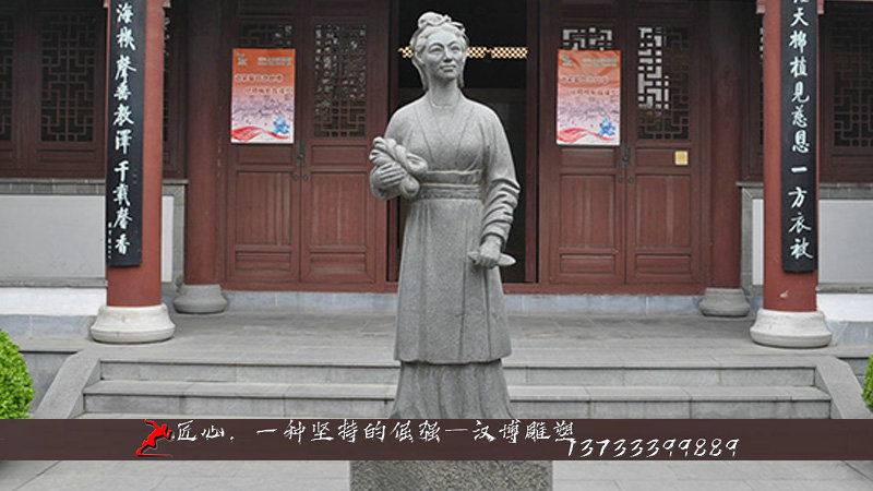 历史名人雕塑,人物铸铜雕像,纺织雕塑定制