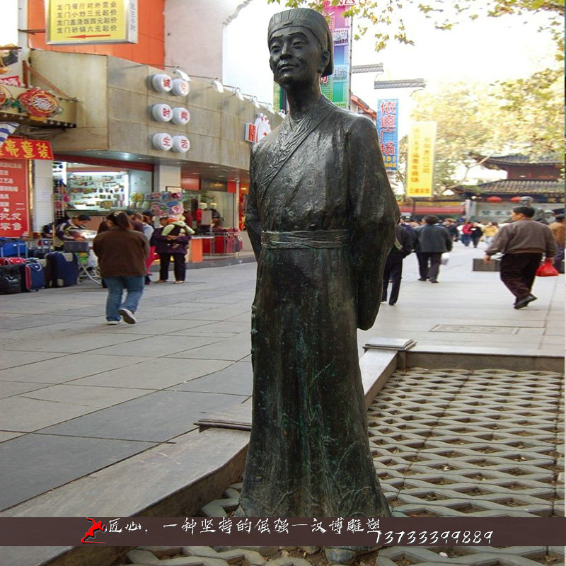 铸铜雕塑,古人物雕像,铜雕制作加工