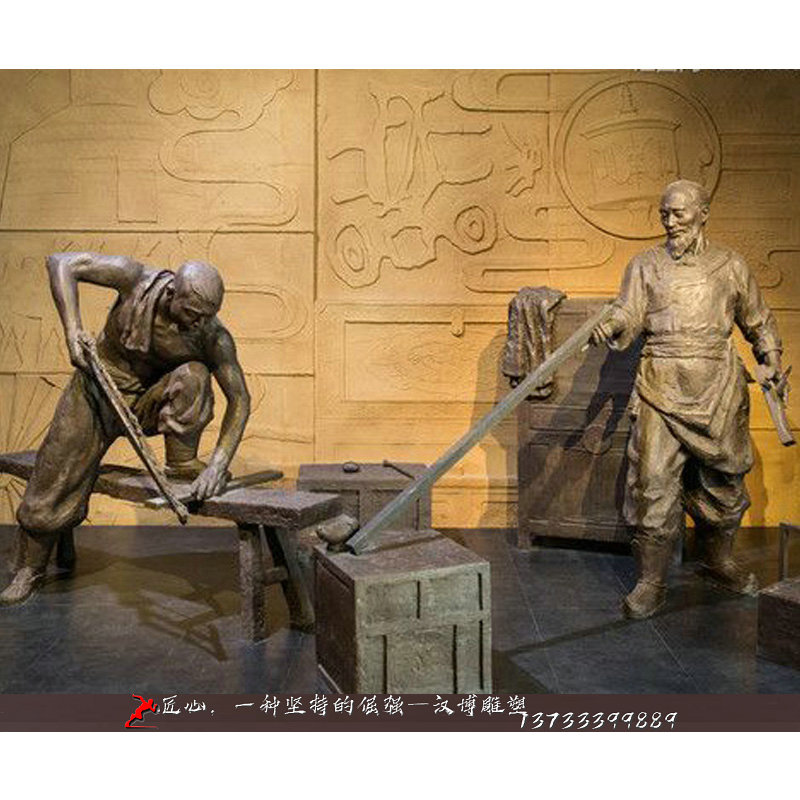 铸铜雕塑,黄铜人物雕像,铜雕制作加工