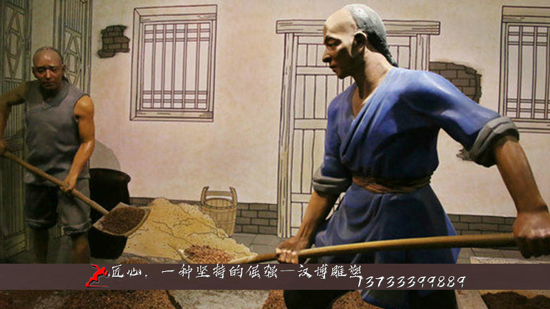铸铜雕塑,人物景观铜雕,黄铜人物雕像