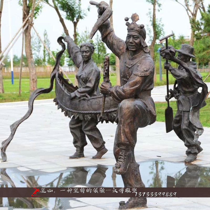 铸铜雕塑,大型艺术铜雕,铸铜人物雕像