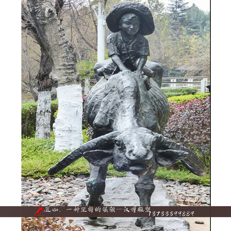 铸铜牛雕像,大型雕塑定制,黄铜雕像