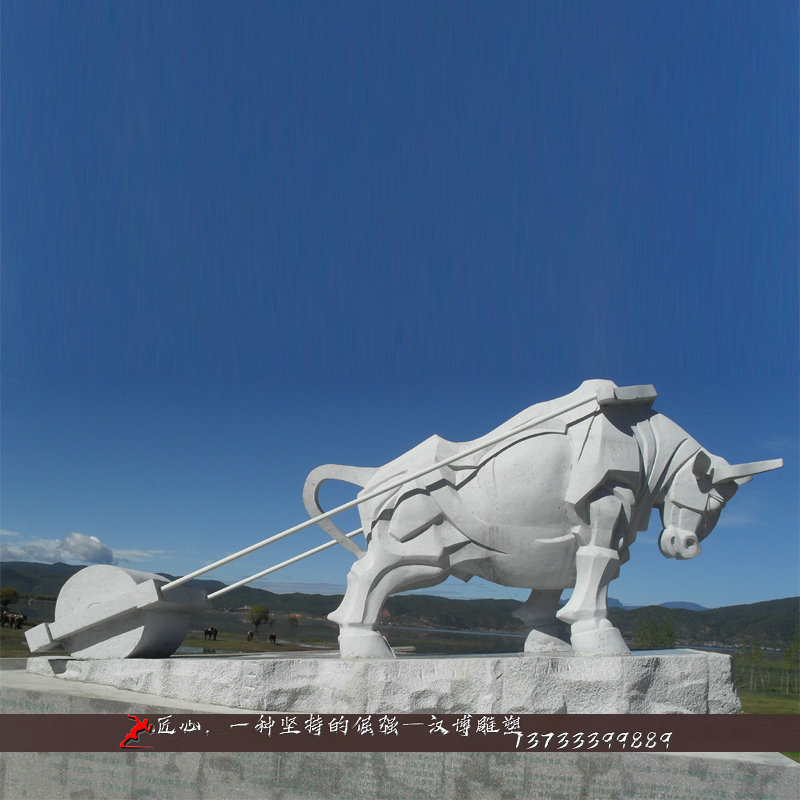 铸铜牛雕像,园林铜雕,大型雕塑定制