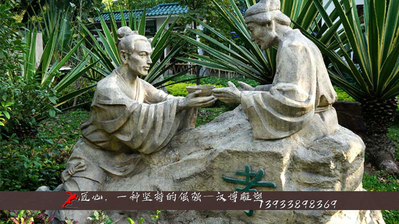 铸铜人物雕塑,黄铜雕像,孝文化铜雕