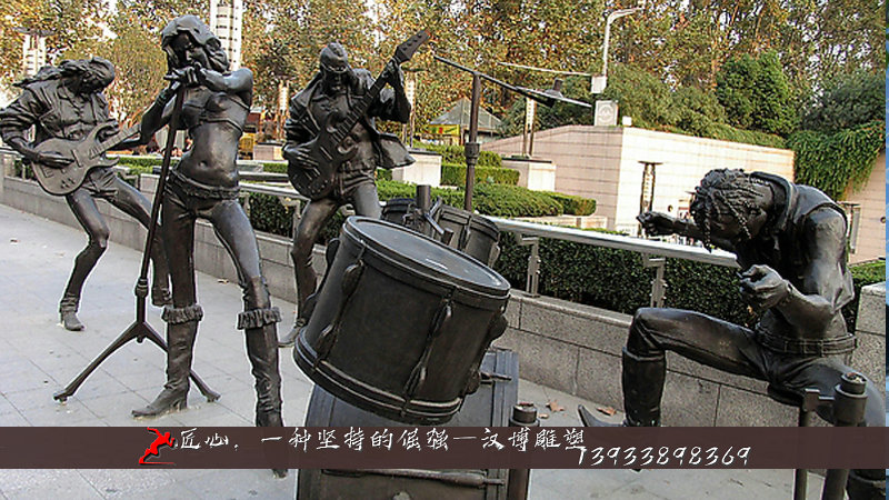 铸铜人物雕塑,音乐铜雕,大型雕塑定制