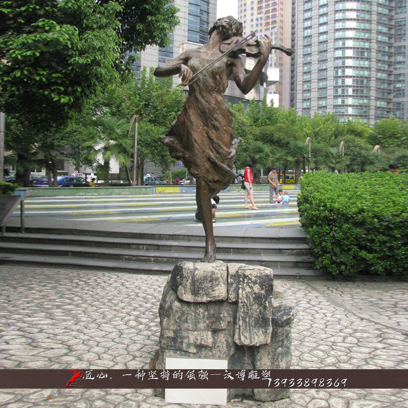 铸铜人物雕像,音乐家雕像,铸铜雕塑加工