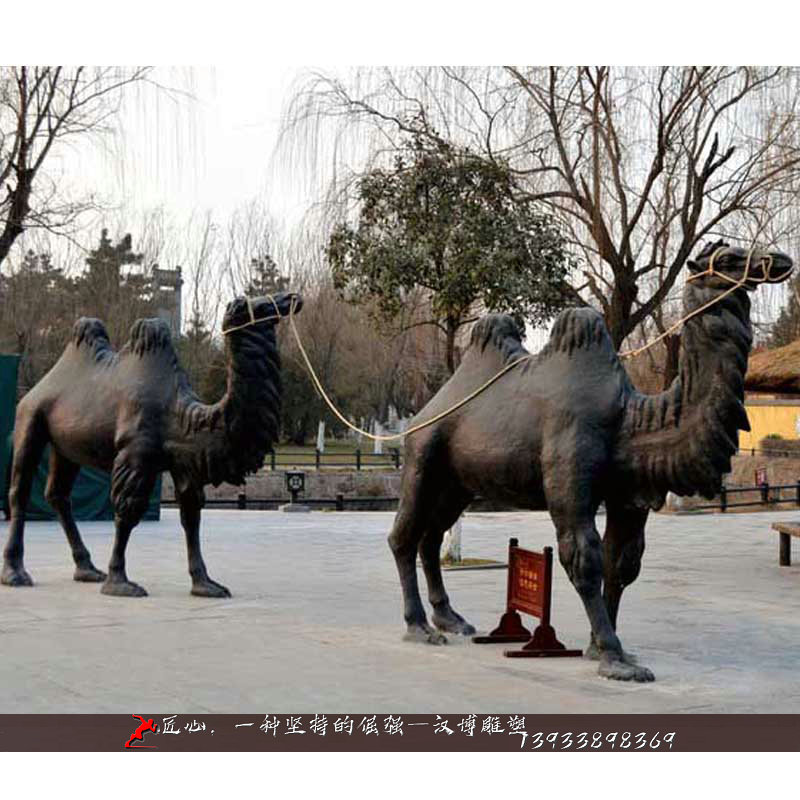 铸铜骆驼雕像,纯铜雕像,铸铜雕塑加工
