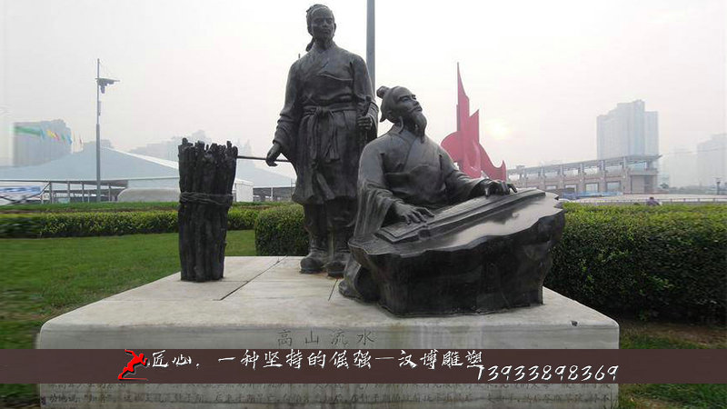 铸铜雕塑加工厂,校园人物雕像,大型铜雕制作