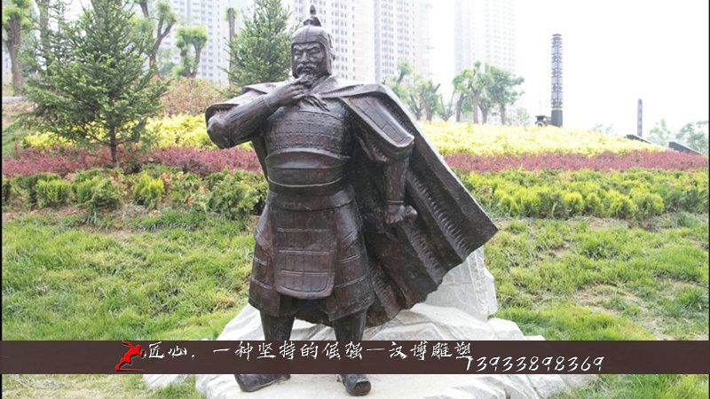 铸铜人物雕塑,人物铸铜雕像,将军人物铜雕制作