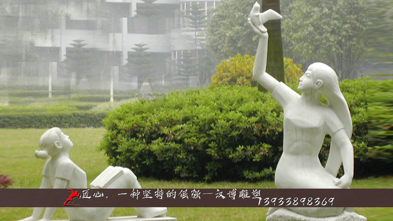 铸铜雕像,人物雕塑定制,放飞梦想铜雕