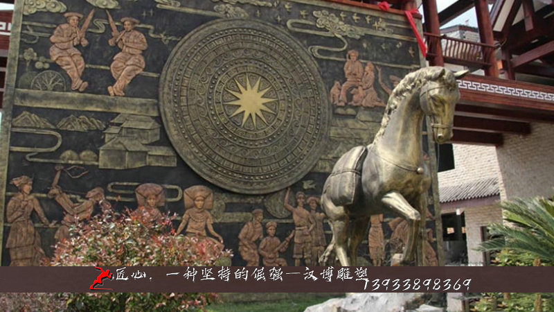 铸铜雕像,茶马人物铜雕,铸铜雕塑加工厂