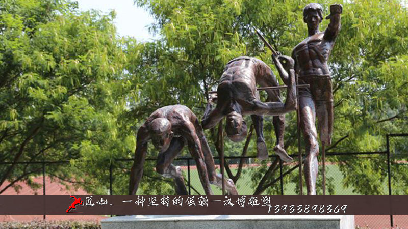 铸铜雕塑,人物铸铜雕塑,体育铜雕定制
