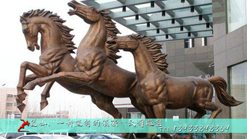 铸铜雕塑,纯铜马雕像,文化艺术铜雕