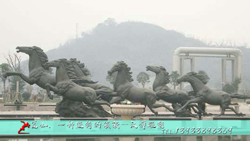 铸铜马雕像,广场马铜雕,铸铜雕塑定制