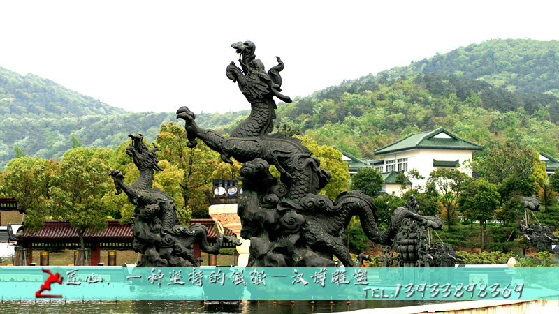 铸铜动物雕像,黄铜雕塑,广场景观铜雕