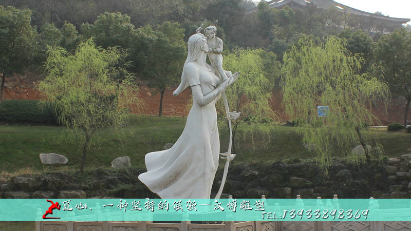 铸铜人物雕像,亲情雕塑,大型铜雕定制