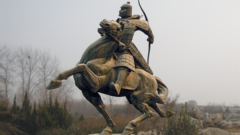 骑马人物雕像,城市广场铜雕,历史人物雕塑
